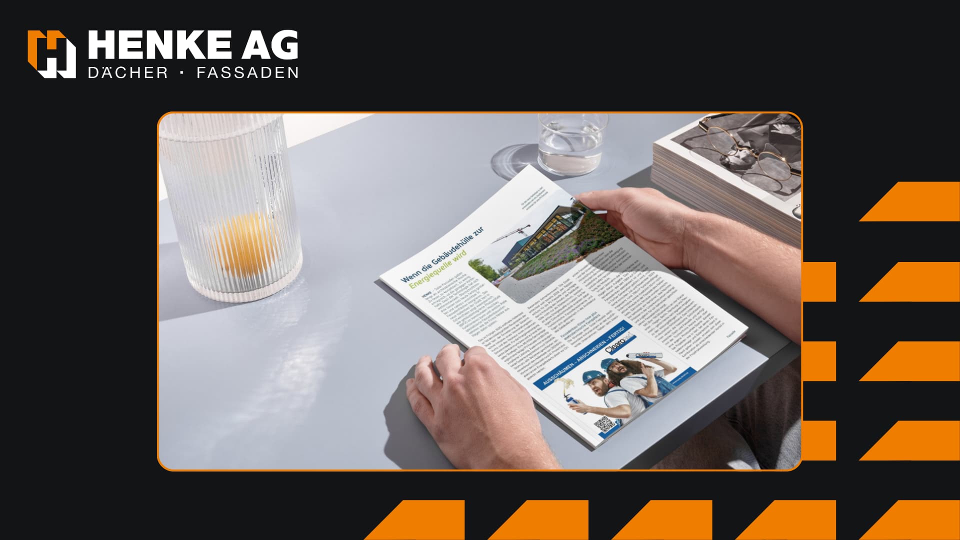 Artikel der Henke AG in der Ausgabe des BaustoffPartner Magazins